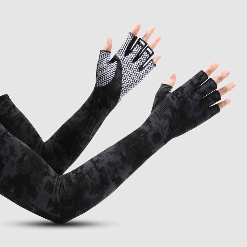 An-ti Slip Sun Protective Cooling Arms Sleeves Camouflage Unisex Sleeves
