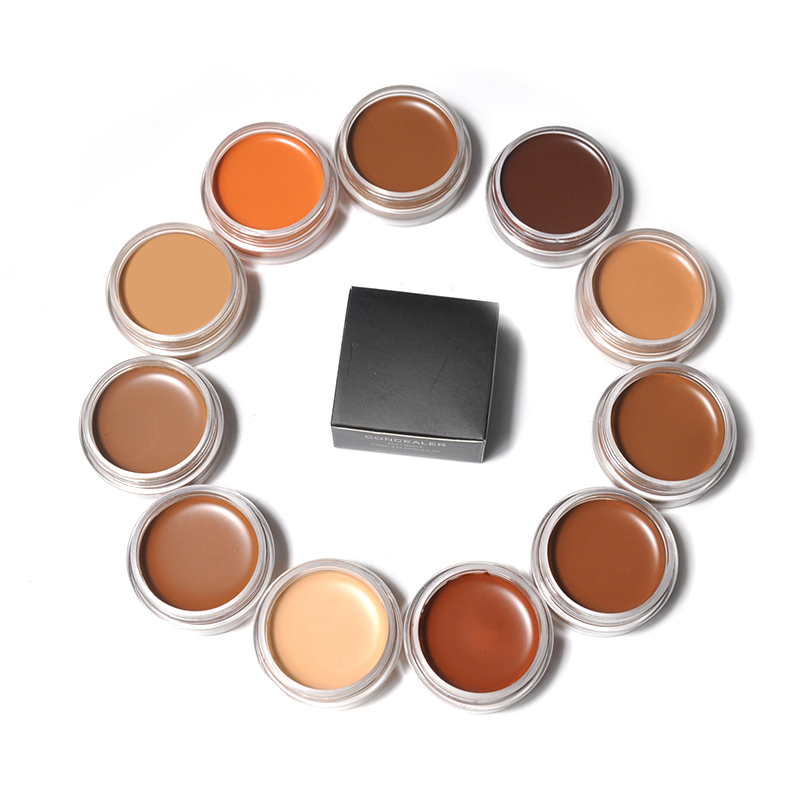 Custom Long Wear Cruelty Free Makeup Pro Concealer Palette Skin Color Corrector Moisturizing Waterproof Silky Cream Concealer