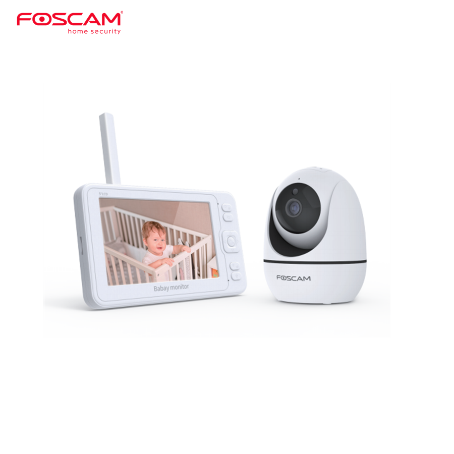 Foscam 1080P беспроводные детские мониторы ночного видения двухстороннее аудио Обнаружение температуры плача и сигнализация аудио Радионяня