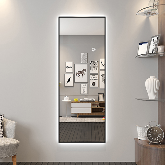 Factory OEM full body mirror lighted mirror decorative wall mirror