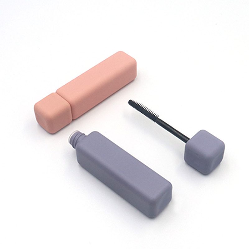 Wholesale 5ml empty eyelash mascara cosmetic plastic square tubes packaging