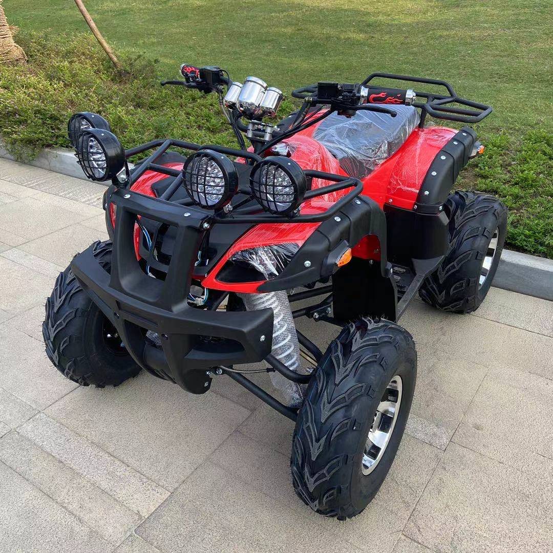 Красный квадроцикл 250cc 125cc 500cc 4x4 Вал привод небольшой квадроцикл atv для взрослых
