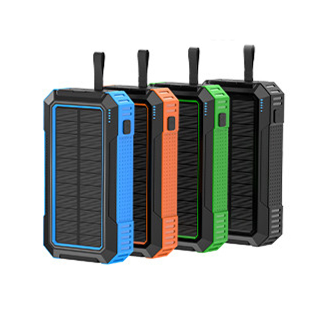 CE ROHS 30000mAh Solar Light Power Bank Mobile Phone Solar Panel Charger Portable Solar Bank Battery