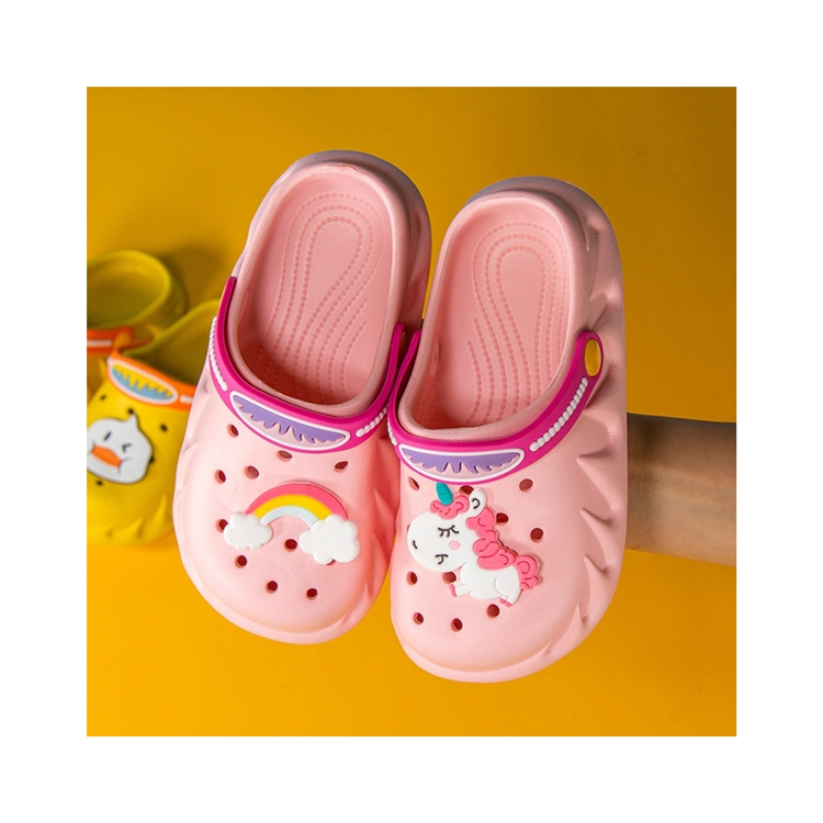 Promotional Bird's Nest Slippers Summer Baby Beach Anti Skid Soft Sole Holed Shoes