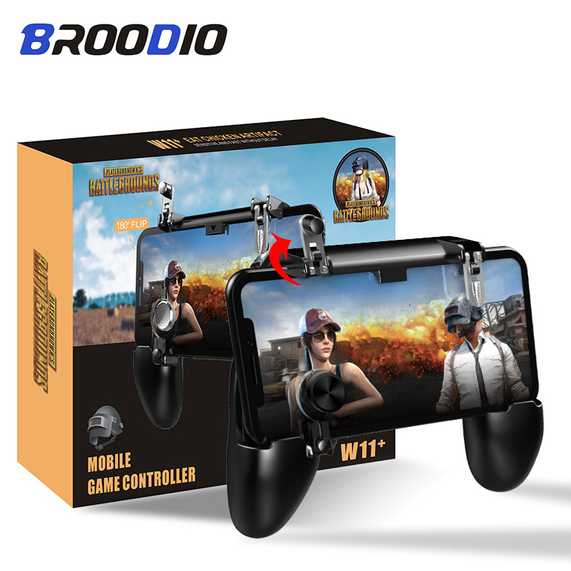 Мобильный контроллер W11 PUGB игровой триггер L1 R1 шутер для iPhone Android геймпад консоль телефон джойстик