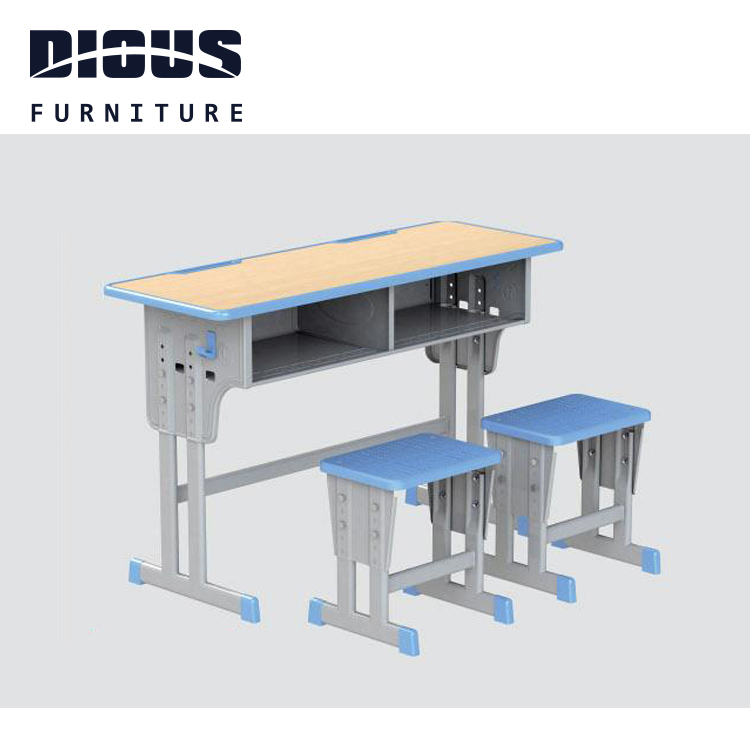 Dious Factory manufacturers modern style double desk school furniture school desk and chair