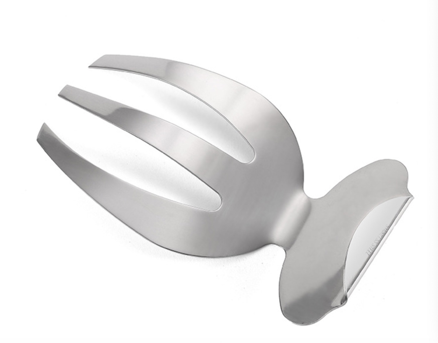 100% Eco-friendly BPA Free Stainless Steel Salad Utensil Set Kitchen Salad Hands