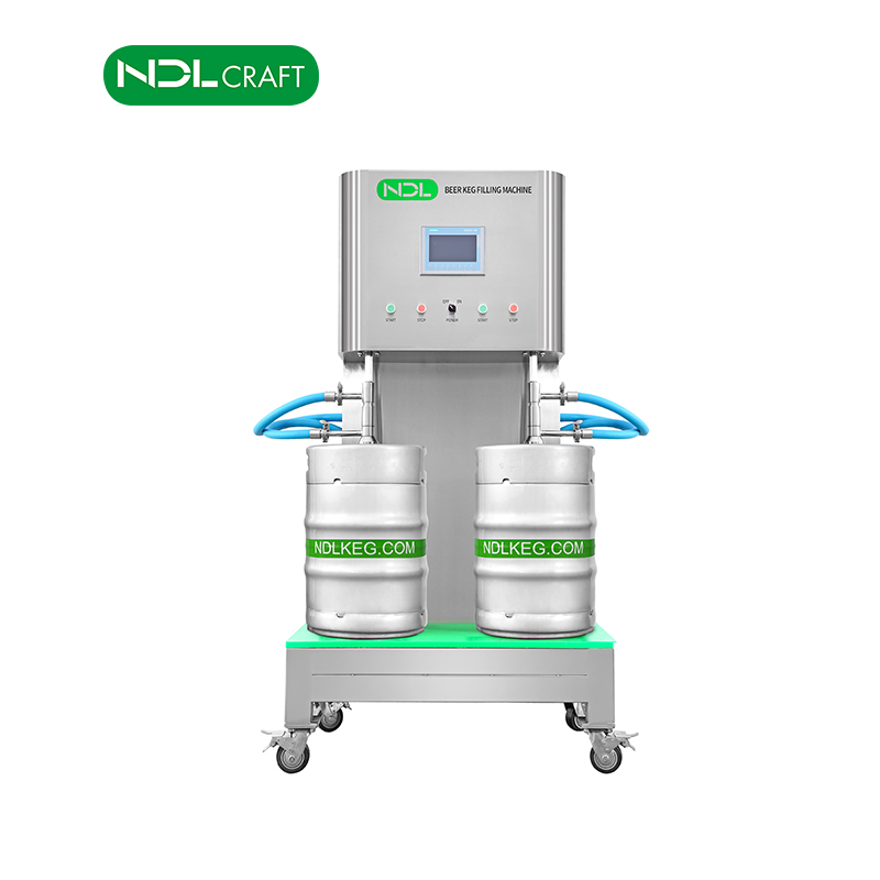 Semi automatic keg filling machine beer kegging system beer filling
