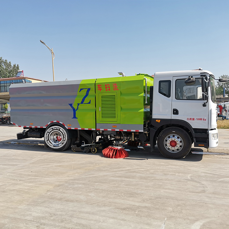 Dongfeng snow broom sweeper Truck 16m3/16000L/16000litres Road Cleaning Washer Equipment