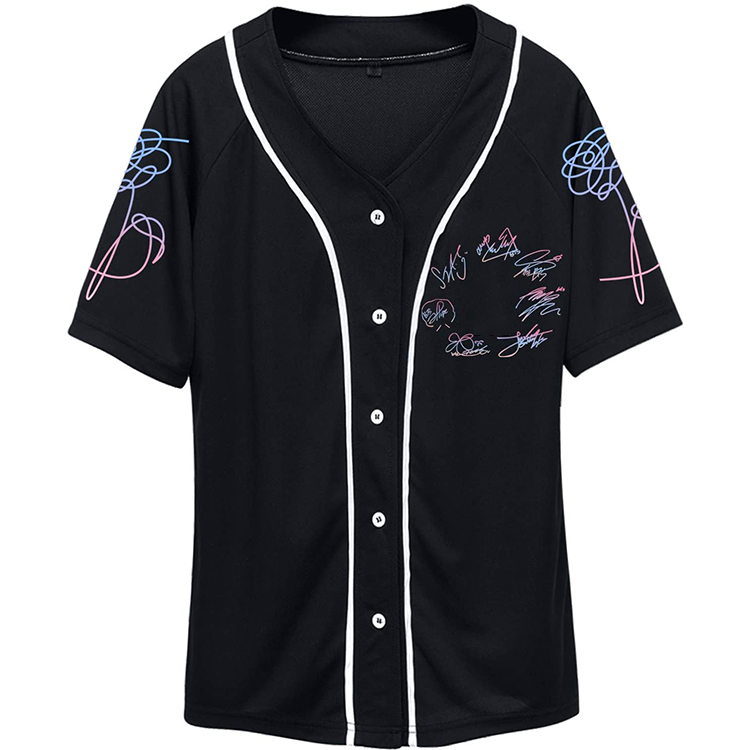 OEM ODM wholesale blank mens sportswear oversized Custom baseball uniform t shirt customize logo sublimated baseball jersey