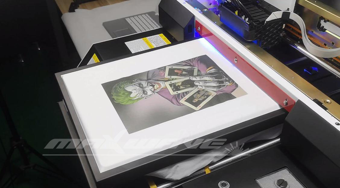UV Printer Varnish And Inkjet Printer Double Heads UV Flatbed Printer For Mug Bottle T-shirt Printing Machine