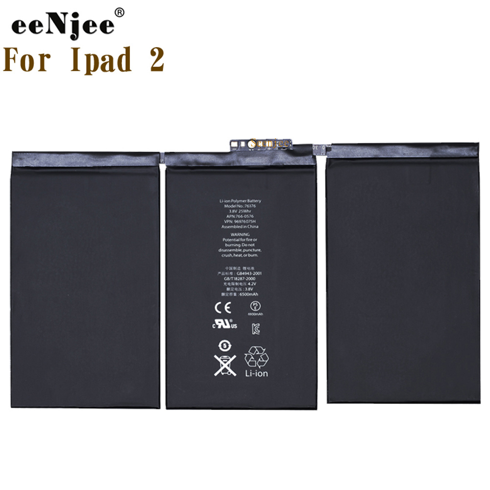 High-Performance Rechargeable Batteries Replacement Battery For iPad 2 A1376 A1395 A1396 A1397 A1316