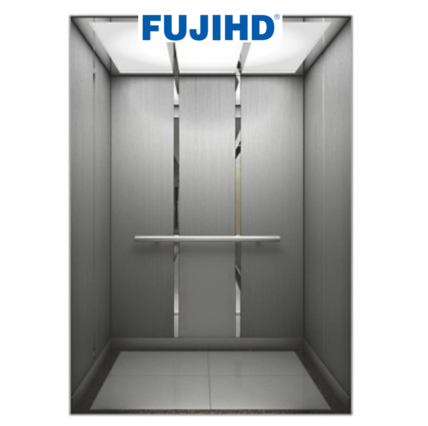 FUJIHD Лидер продаж широко используемый современный дизайн ПВХ пол коммерческий низкий уровень шума нержавеющая сталь пассажирский Лифт