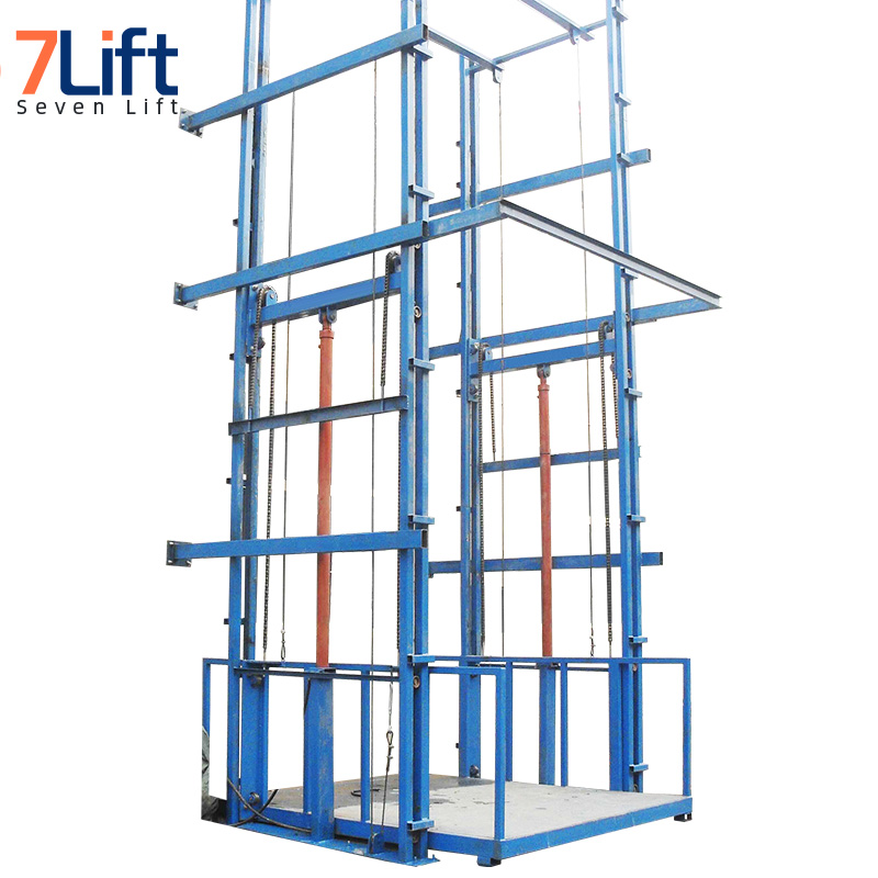 7LSJD SevenLift 1000 кг гидравлический подъемник платформы/товаров вертикальный гидравлический направляющая Лифт грузовой Лифт