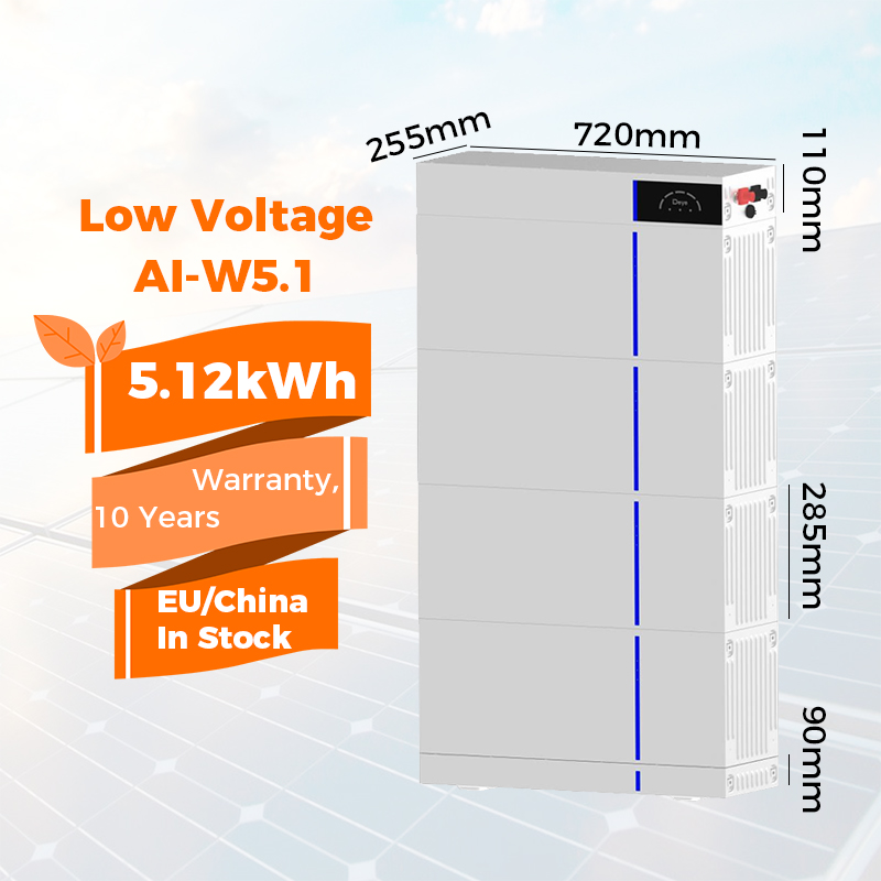 EU warehouse Deye AI-W5.1-ESS (LV) Lithium Solar Home Battery Other Batteries 51.2v 48v 100Ah For Solar Home System