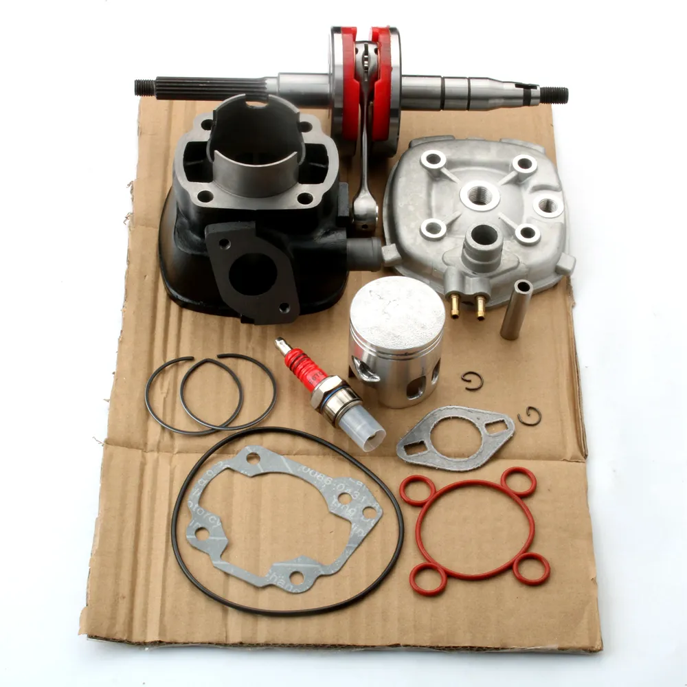 Racing Cylinder Block Kit Head Crankshaft For Yamaha Jog 50 RR Aerox R Mach G 50 Nitro 50cc LC 2T