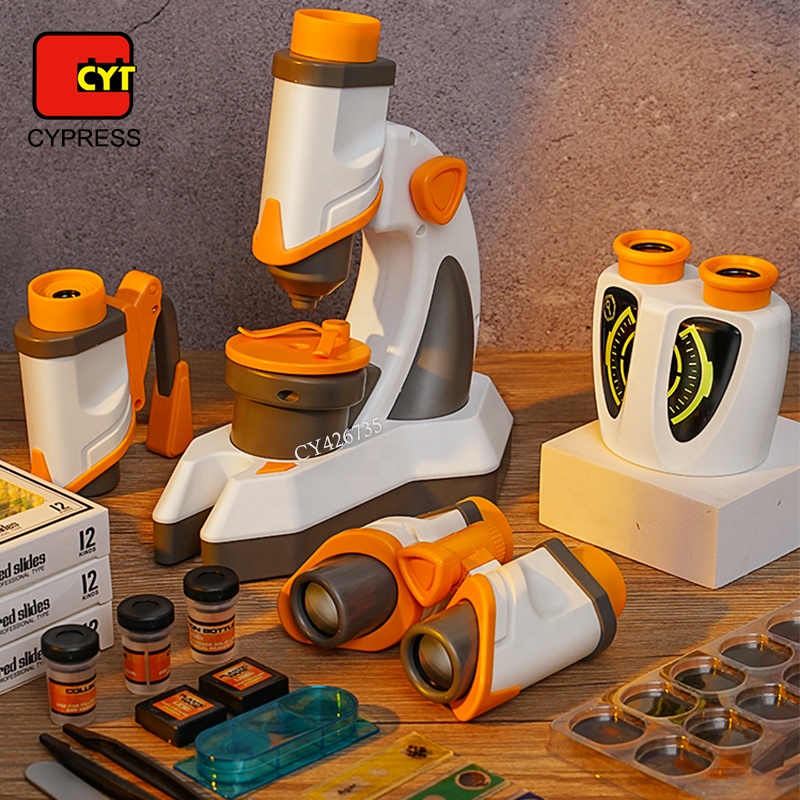 STEM Science Learning Toys Telescope & Microscope Accessories Early Educational Toys For Kids