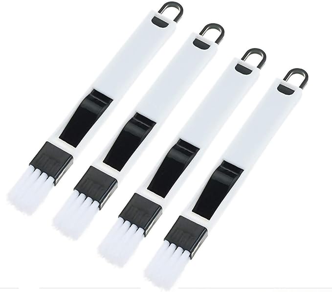 2 in 1 Household Cleaning Tools Multipurpose Plastic Keyboard Window Cleaning Brush Cranny Dust Shovel Hand Design Hair Cleaning