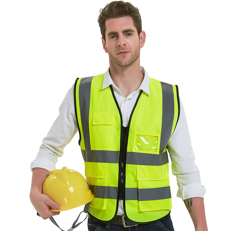 2021 New Design Safety Vest Reflective Promotion Hi-vis Traffic Safety Reflective Hi Vis Vest With Logo