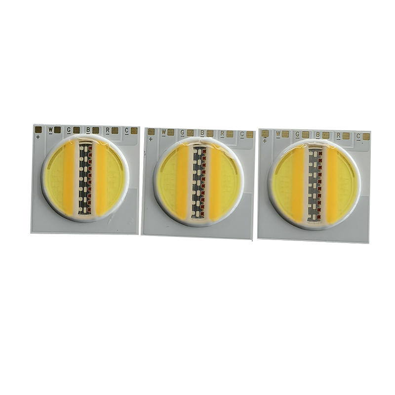 High brightness Epiled 45mil RGB+W+W 3000K 6500K stage laser rgbww 24V 1919 25W RGBW COB LED Chip