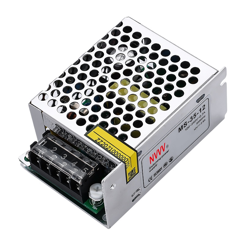 Nvvv MS-35-12 35W 12v питания промышленный мощность 220V постоянного тока до работающего на постоянном токе 12 В в импульсный источник питания светодиодного табло