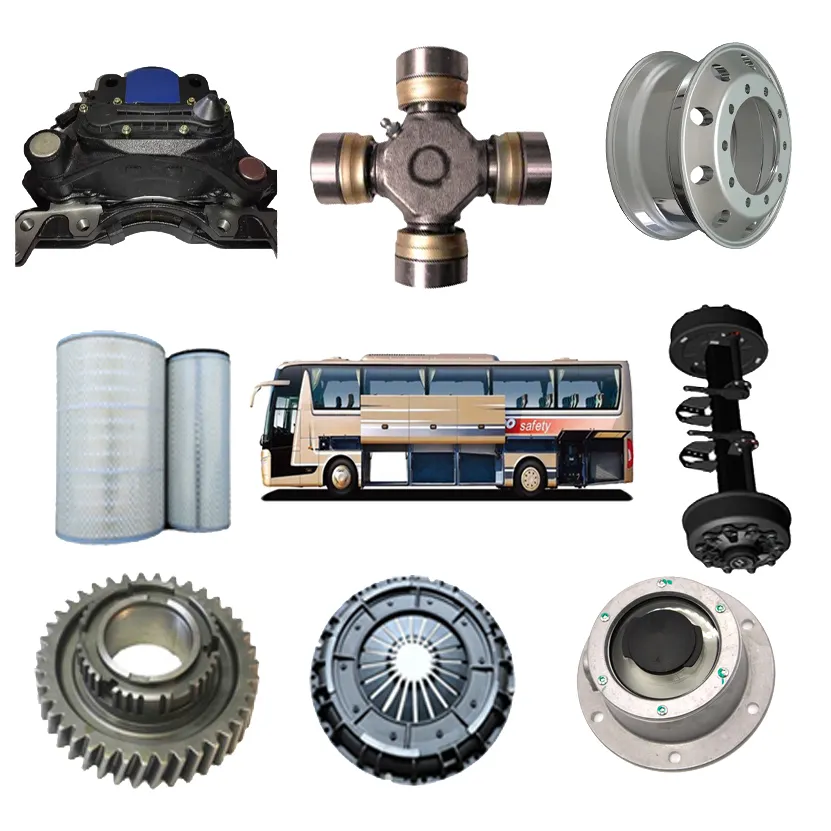 Chinese Supplier Wholesale Spare Auto Parts Engine Gearbox Asiastar Bus Parts