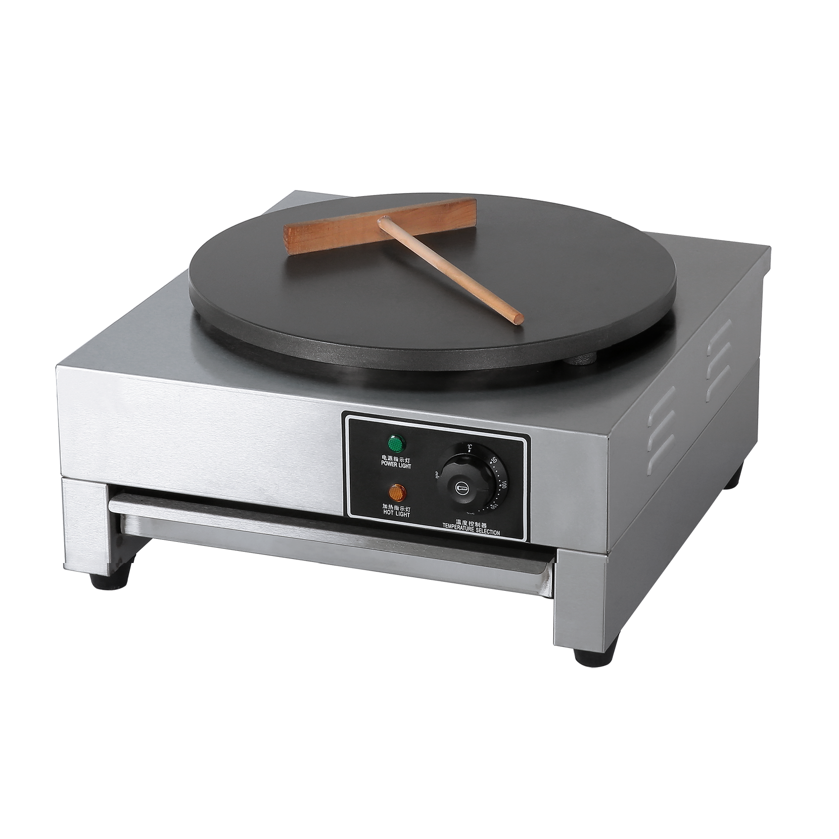 Guke Electric Crepe Making Machine Double Heads 2 Plates Crepe Maker