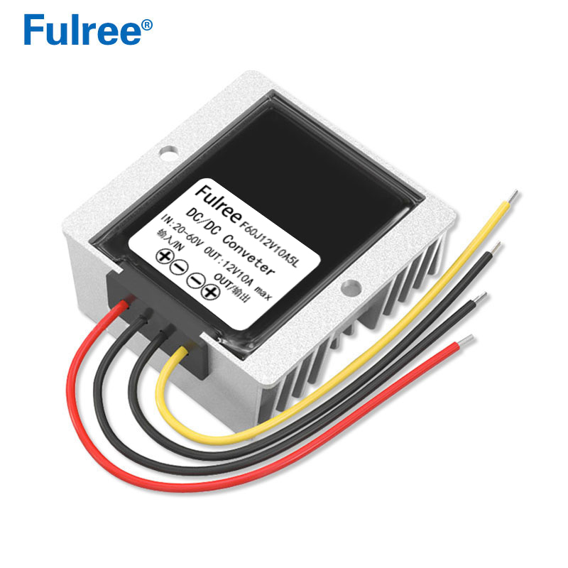 48Vdc для 12Vdc 10 ампер 120 Вт Гольф Напряжение Редуктор 48V-12V 10A 120 W DC-DC понижающий преобразователь питания для автомобильного стерео