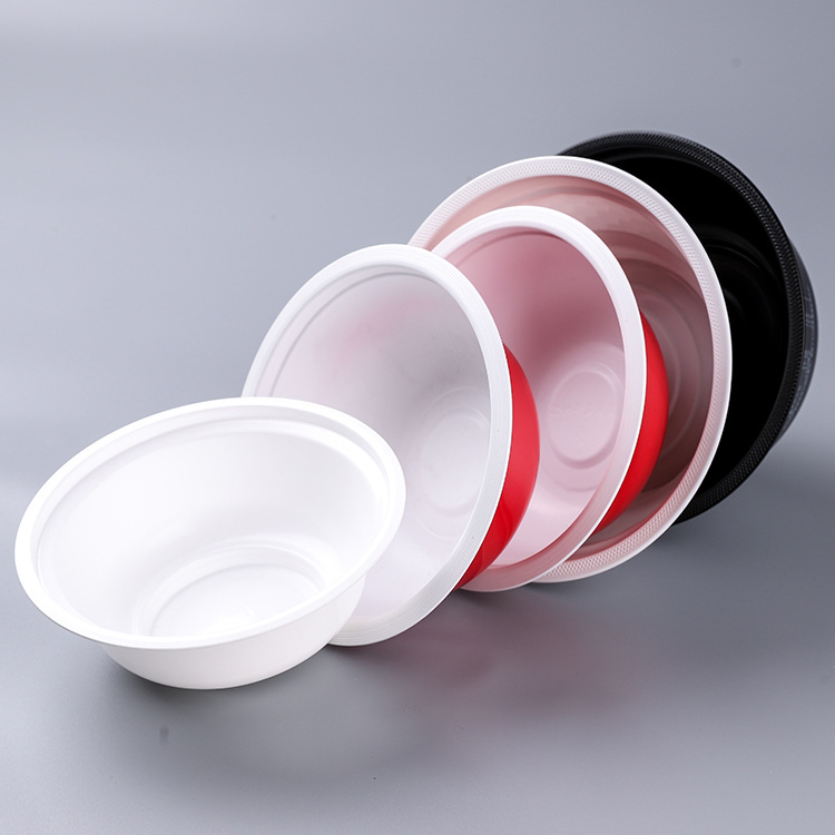 Compostable дешевая индивидуальная пищевая упаковка зеленый сорт миска для супа пластиковая миска набор