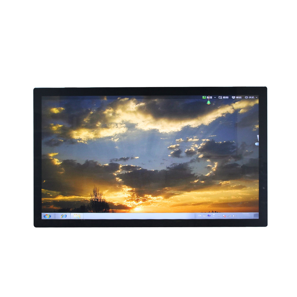 Настенные крепления VESA 27 дюймов HD промышленный открытый ЖК-монитор VGA емкостный сенсорный экран монитора