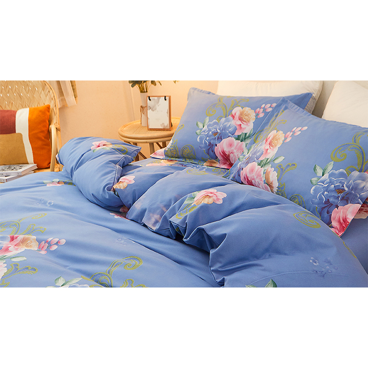 Hight quality microfiber bed sheets double bed home choice bedding 3d print bedsheets sets duvet cover