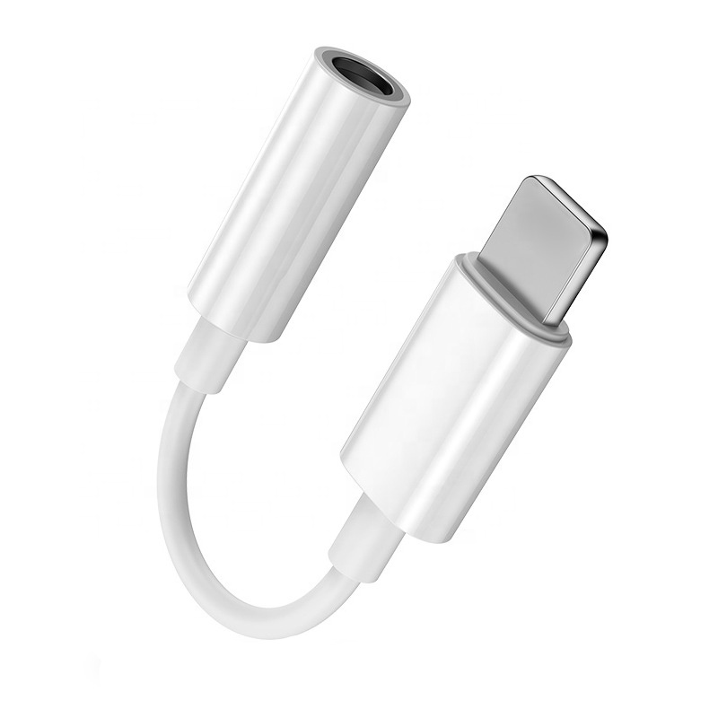 Оптовая продажа plug and play 3,5 мм адатпера для iphone 7, 8, 11, 12, адаптер для наушников с мега басов