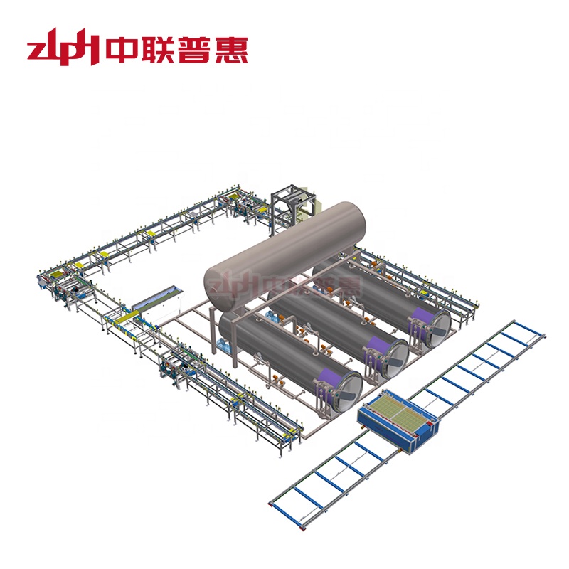 HPP high pressure processing sterilization line easy operation automatic loader unloader and retort machine