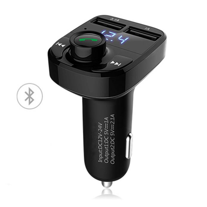 Автомобильный fm-трансмиттер, usb-адаптер с функцией громкой связи, mp3