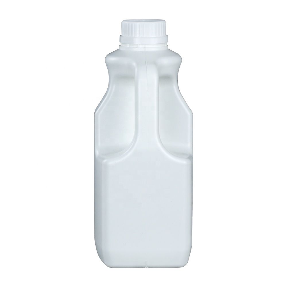 reusable cute 2L HDPE beverage clear plastic cans with lids plastic milk can