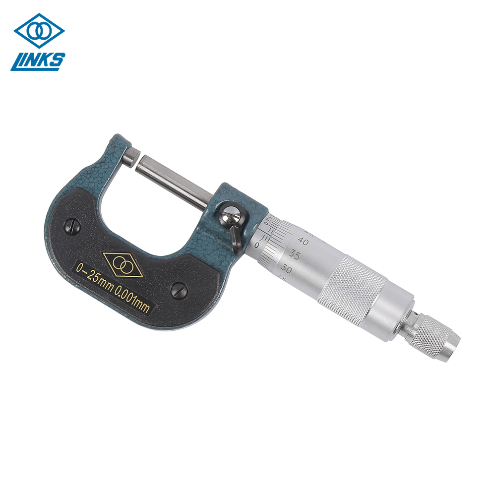25mm/0.001 Micrometers mini Micrometer Calipers Outer Diameter Spiral Micrometer Measuring instrument Tool
