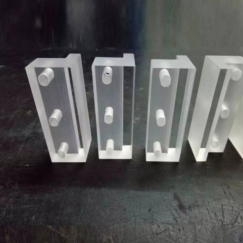 Высококачественные детали CNC, элегантный кварцевый шлицевый стержень