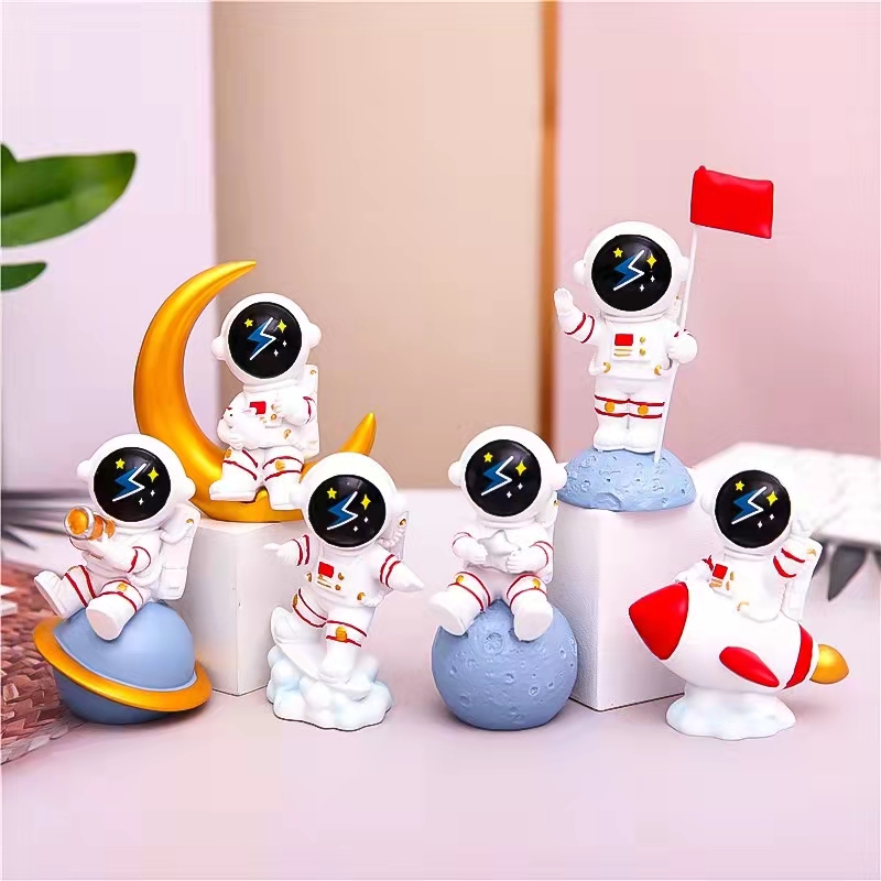 Подарок с 3d-печатью астронавта, популярная мультяшная игрушка из ПВХ и смолы, экшн-фигурка из аниме на заказ