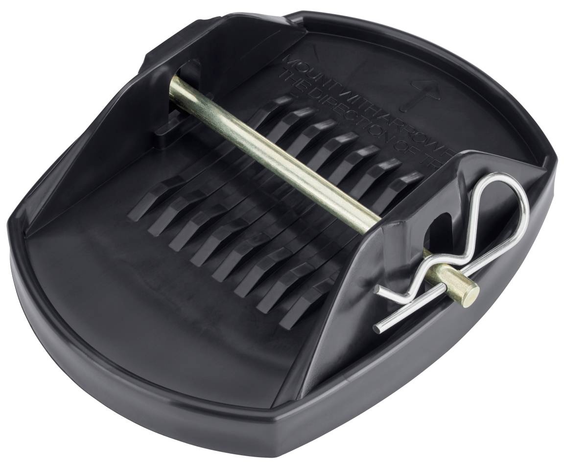 Caravan foot jack pads with metal locking pin 4pc set