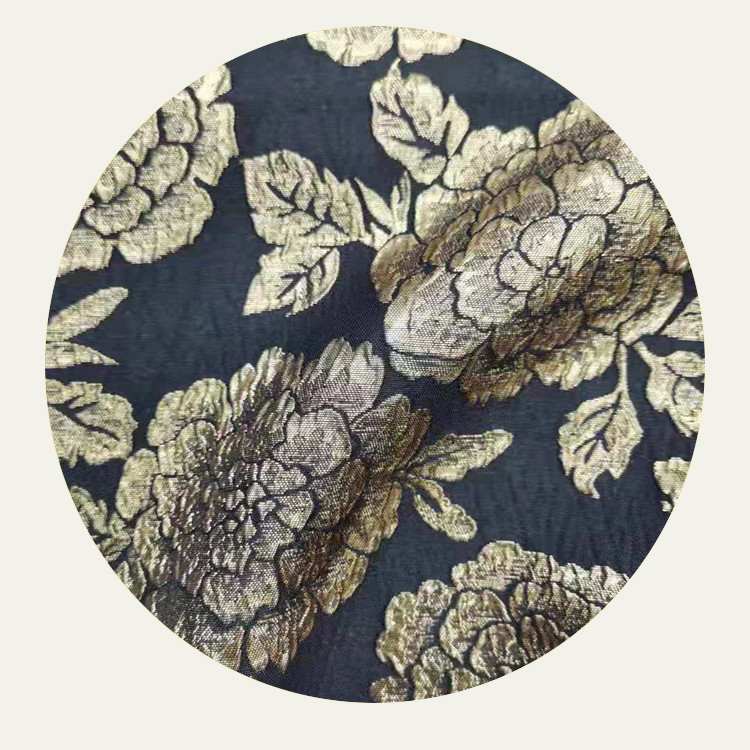 China Best Materialmachine Metallic Wire Jacquard Elastic Material for Dress