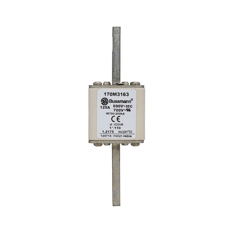 125A 690V специальные предохранители 170M3163 Bussmann Предохранитель высокоскоростной квадратный предохранитель