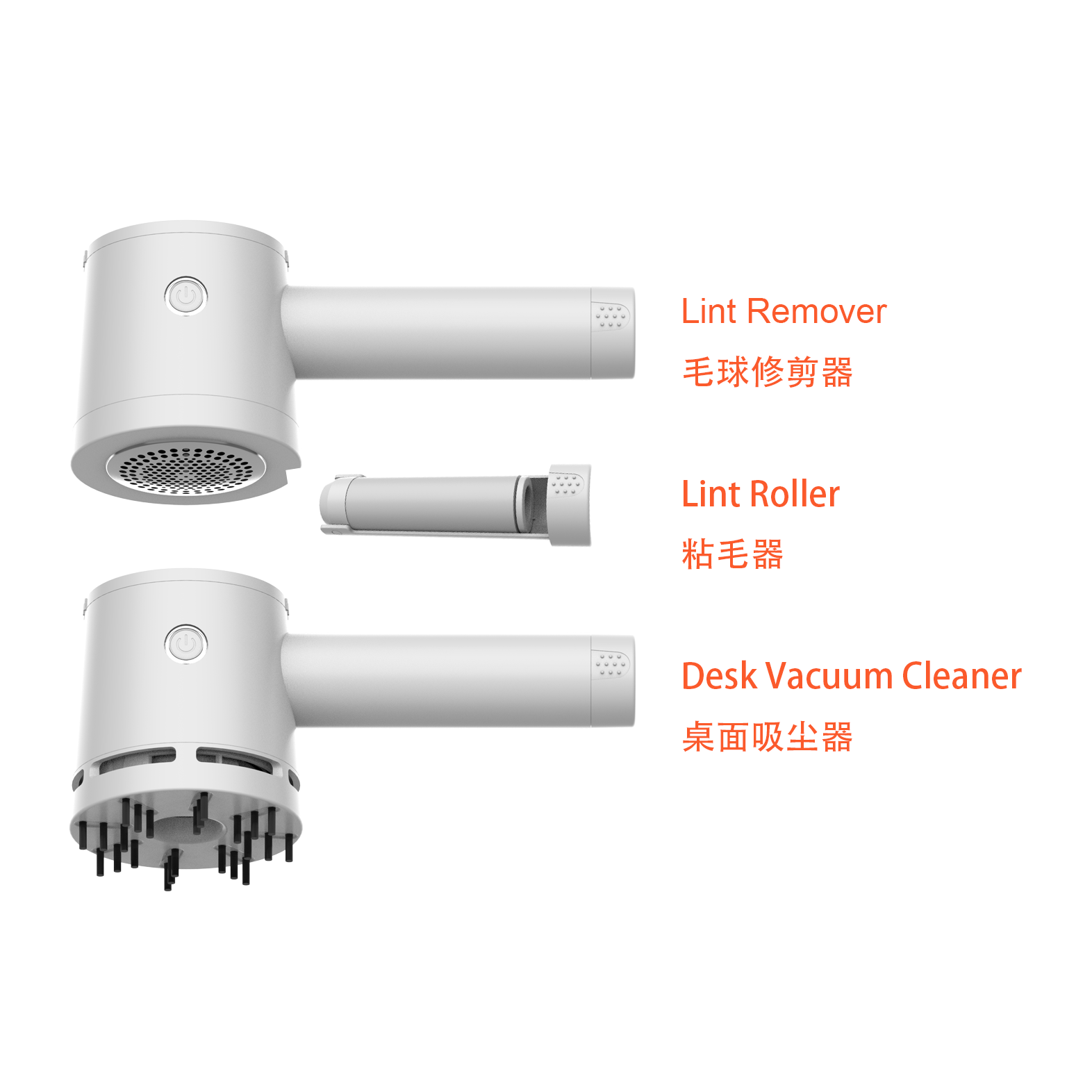 USB rechargeable Fabric shaver multi function lint remover knit fuzz remover with sticky roller for family use