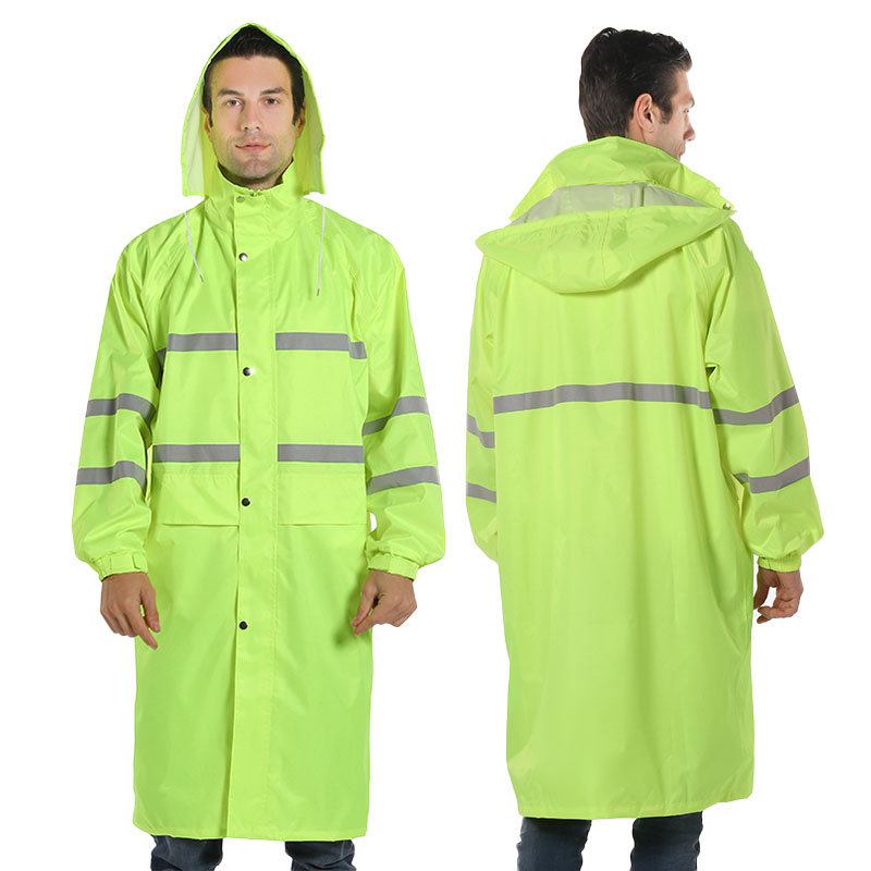 New Arrival Long Raincoats Motorcycle Outdoor Rain Coat Waterproof with Reflective