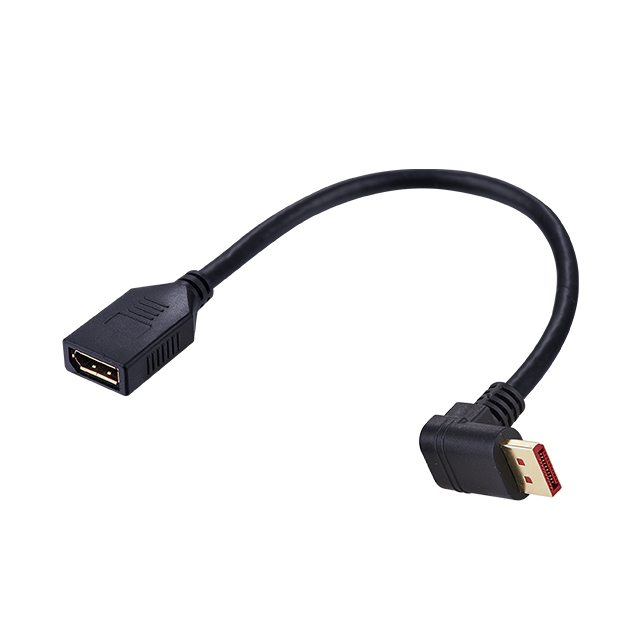 Factory Manufacture Various Down Angled Electronic Adaptor Electronic Displayport1.4 Cable Adaptor