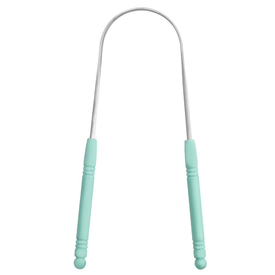 Online Hot sale Custom 100% 304 Stainless Steel Tongue Cleaners Oral Hygiene Products Stainless Steel Tongue Scrape