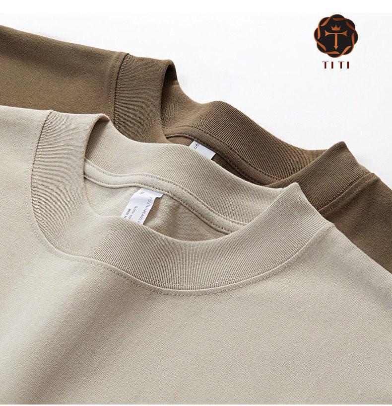 High Quality 280 Gsm 100% Cotton Drop Shoulder Heavyweight T-Shirt Blank Heavy Cotton Custom Printing Mens Oversized T Shirt