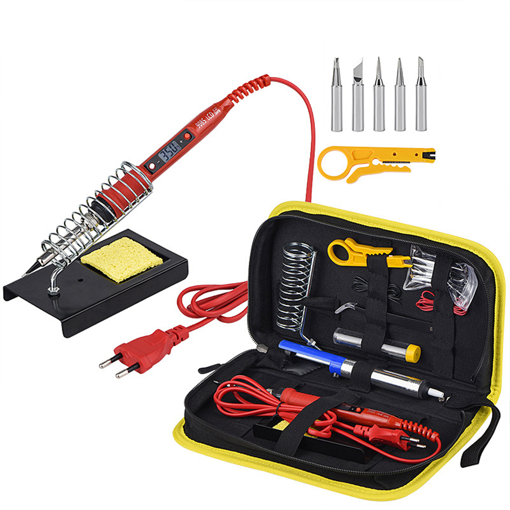 220V 110V 60 Вт сварки, припоя паяльной станции Тепло Карандаш ремонт toolsadjustable Электропаяльник с регулировкой температуры влево/вправо комплект/