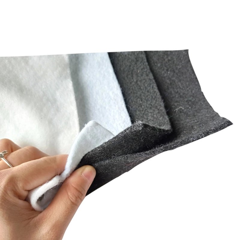 staple/short fiber PP(Polypropylene)/PET(Polyester) needle punched nonwoven geotextile