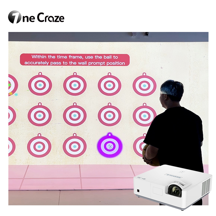 Hologram equipment 3d display touch screen interactive projection wall projector games for education