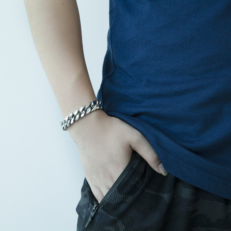 R.Gem. 8/10/12/14/16mm Stainless Steel Hip Hop Miami Curb Custom Cuban Link Chain